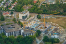 Zentralbibliothek der Justus-Liebig-Universität in Gießen - Luftaufnahme Juli 2022 | © wettbewerbe aktuell