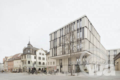 Neubau der Ernst-Abbe-Bibliothek und des Fachdienstes Bürger- und Familienservice | © Brigida González