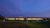 Enrico Molteni Architecture, Inclusive education center in Parma, Italy. Photomontage on Photo by Marco Cappelletti, courtesy of Enrico Molteni Architecture