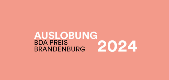 BDA-Preis Brandenburg 2024 | Logo: © BDA Landesverband Brandenburg