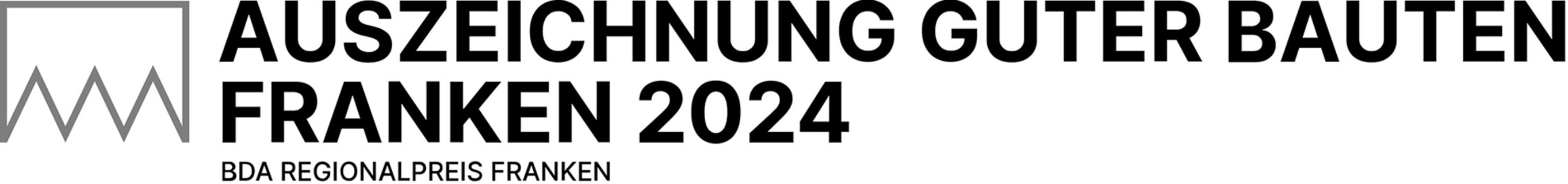 Auszeichnung Guter Bauten in Franken 2024 | Logo: © Büro Wilhelm