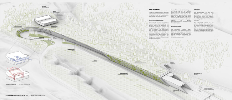 A10 Tauern Autobahn, Generalerneuerung Tauerntunnel, Gestaltung Betriebsgebäude und Portalbereiche