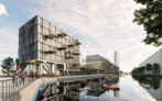 1. Preis: Brücke ins Quartier, Berlin | Auftraggeber: Trockland Management GmbH | Architekten: GRAFT