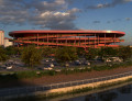 Refurbishment and remodelling of the El Molinón stadium, Gijón, Asturias (Spain) | Sordo Madaleno Arquitectos, Mexico | Rendering: © Plomp