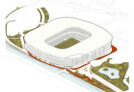 Refurbishment and remodelling of the El Molinón stadium, Gijón, Asturias (Spain) | Sordo Madaleno Arquitectos, Mexico | Diagram © Sordo Madaleno