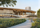 Winner: MVRDV, Rotterdam | Huayi Design, Hong Kong | The public upper ground level steps down to form a large tribune overlooking the rest of the sports park. Image: © Atchain