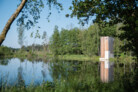 Auszeichnung in der Kategorie Landschaftsplanung & Landschaftsentwicklung: Waldnaabkapelle - Neubau einer Wegkapelle, Waldnaabaue | Brückner & Brückner Architekten GmbH, Tirschenreuth | Würzburg | Foto: © Laura Loewel