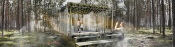 2. Preis / 2nd Prize: VELLUM - breeze stage pavilion | © AEK STUDIO, Roxana-Andreea Irimia, Mihai Bogdan Ionită (Romania)