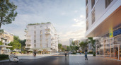 Kategorie 2: Projekt in Entwicklung | Nominierung: Quartier FÜRstenried West (München, Assetklasse: Wohnen) | Bildquelle: Rendering: h4a Gessert + Randecker