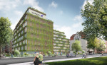 Kategorie 2: Projekt in Entwicklung | Nominierung: PRINZ – Wohnheim für Studierende / Inklusionshaus (Berlin-Wilmersdorf, Assetklasse: Wohnen) | Bildquelle: delusearchitects (Eingereicht von Berlinovo Immobilien Gesellschaft mbH)