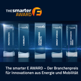 Die Kategorien des The smarter E AWARD 2025. © Solar Promotion GmbH