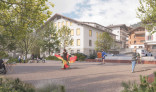 1. Rang / 1. Preis: STAR GATE | Ingenieur: Bänziger Partner AG, Chur | Architekt: Ritter Schumacher AG, Chur