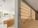 Preisträger: Campus Kindergarten, Merseburg | Aline Hielscher Architektur, Leipzig || Die japanische Wand als Raumteiler und Verstaumöglichkeit für Spielsachen. Fotografin: Célia Uhalde, Sulzschneid