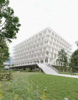 Neubau Campus HES-SO Valais-Wallis, PH-VS und Stiftung HF Gesundheit