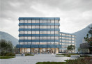 4. Rang / 4. Preis: JANUS | Nau2 GmbH, Zürich | holzprojekt AG, Bern (Holzbau und Brandschutz) | Uniola AG, Zürich | VWARCH Architekten, Visp (Baumanagement) | R + B engineering AG, Brugg (Elektro | PV-Planer)