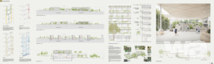 2. Rang / 2. Preis: Franz und Sue ZT GmbH, Wien | Arch. DI Paul Pfaffenbichler ZT GmbH, Wien || Präsentationsplan Stufe 2