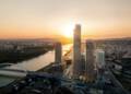 Zwei Wohnhochhäuser in Eurovea City / Two Skyscrapers in Eurovea City, Bratislava