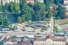 Radstation mit Gastronomie Europaplatz Tübingen | Luftaufnahme 9/24 | © wa wettbewerbe aktuell