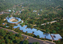 Aerial view rendering, looking north | © Kéré Architecture