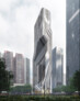 Shenzhen Institute of Financial Technology, Shenzhen, China | Zaha Hadid Architects | Render by Atchain