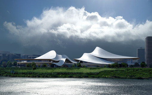 Zhejiang Shaoxing Shangyu District Cao’e River Culture and Art Centre