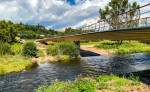 Kategorie: Fuß- und Radwegbrücken | Nominierung: Brückenfamilie „Ederbrücken“, Frankenberg (Eder) | Foto: © Lukas Osterloff