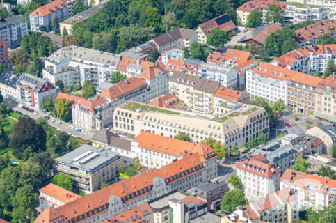 Geschäftshaus mit Hotel und Appartements am Pasinger Marienplatz  | © wa wettbewerbe aktuell