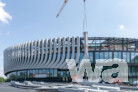 SAP Garden München – Fassadenmontage | © CL Map, Josef Goldschmidt