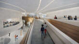 Centre of Mediterranean Culture, Reggio Calabria, Italy | Zaha Hadid Architects, London | Interior render by NightNurse